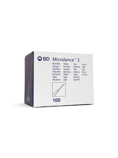 BD Microlance Grey 27g 0.5" (13mm) (x50)